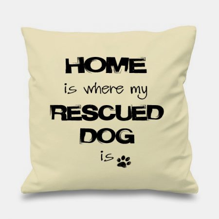 cream-cushion-HOME-WHERE-RESCUED-DOG-IS