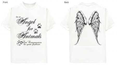 Angel-for-animals-t-shirt template.